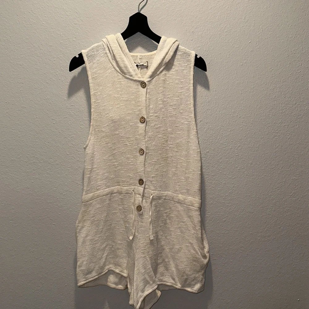 NIGHTCAP *Portia* boho natural hooded romper flirt suit playsuit 3 M L - Picture 5 of 7